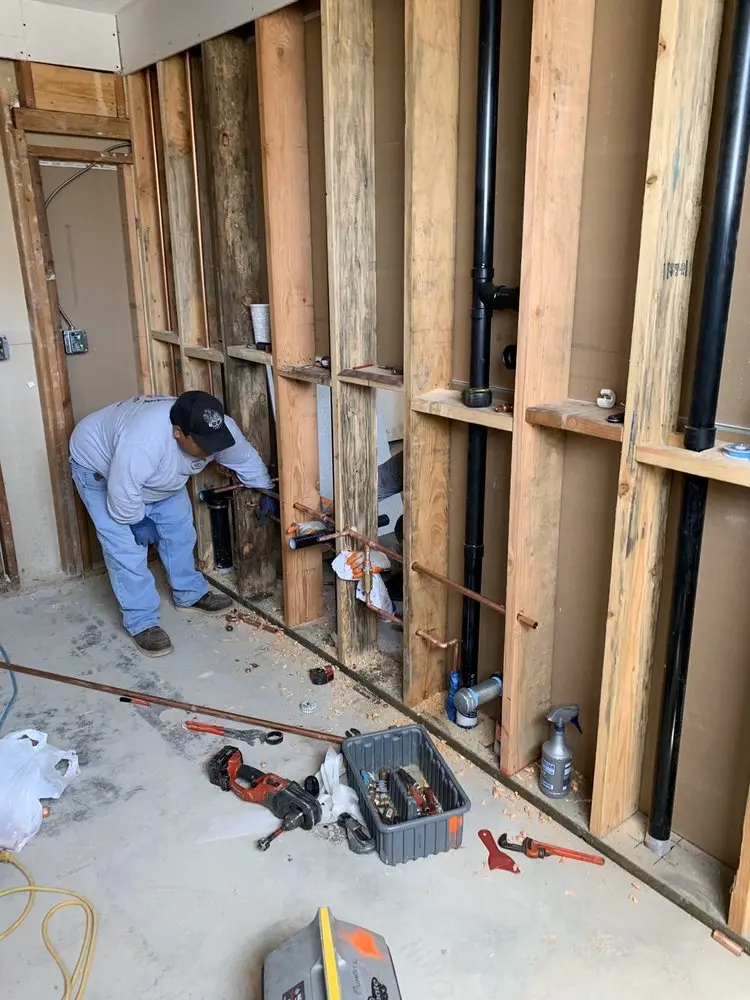Commercial rough-in plumbing for Trenchless Sewer Repair in Hooper